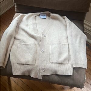 Cream cardigan